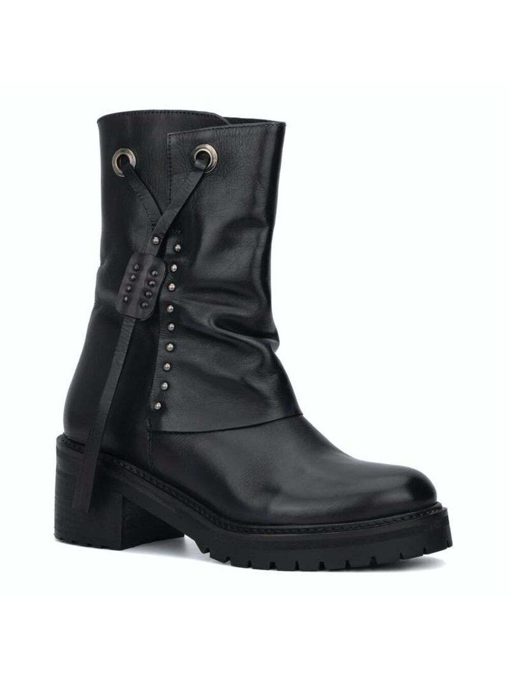 Vintage Foundry Co. Madeline Black Leather Boots 7 ($195)